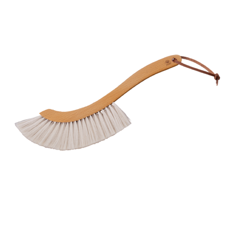 Dust Brush with Curved Handle